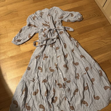 Abito maxi Paisley