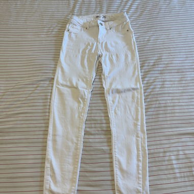 Jeans skinny bianchi 