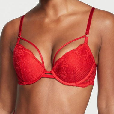 Victoria’s Secret roter Spitzen-BH 36DD