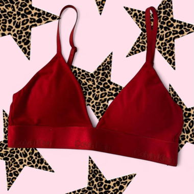Reggiseno Calvin Klein rosso, taglia S
