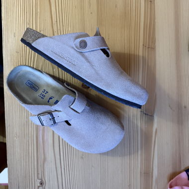 Birkenstock helles Veloursleder