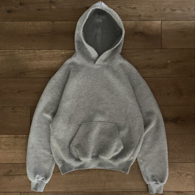 cropped oversized hoodie