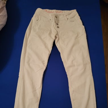 Pantalon blanc femme 