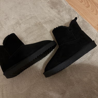 Schwarze Winterboots Gr. 38