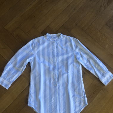 Camicia a righe Aspesi con colletto alla coreana