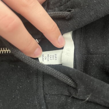 schwarze Jacke