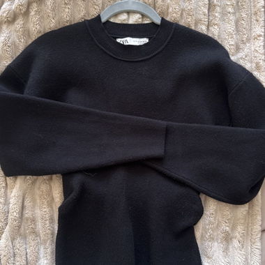 Pull noir Zara XS