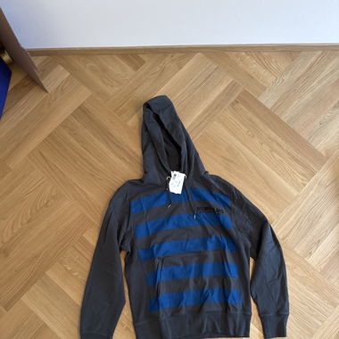 Helmut Lang Striped Hoodie
