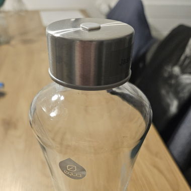 Trinkflasche aus Glas