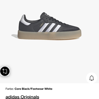 Adidas Sambae Plateau, Grösse 40 2/3