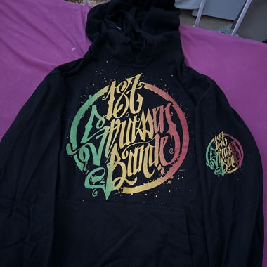 bunt gedruckter 187-Pulli