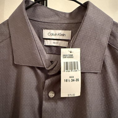 Calvin Klein Dress Shirt – Grey Colour