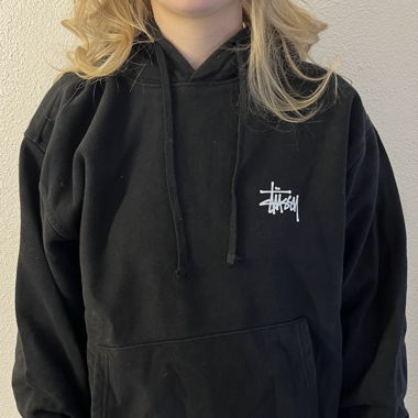 Schwarzer Stüssy Hoodie