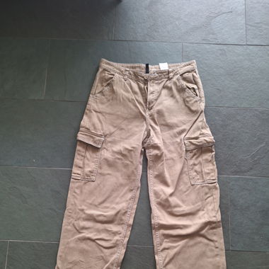 Beige Baggy Jeans, H&M