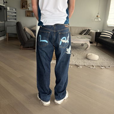 Jeans Evisu avec broderie