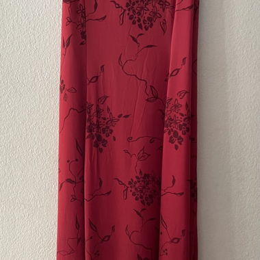 Robe Fleurie Rouge