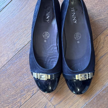 JENNY black ballerinas with buckle