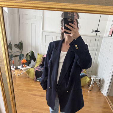 Vintage Feldpausch Blazer in dark blue