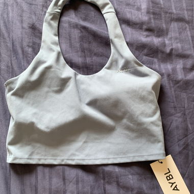 AYBL Crop Top corto a collo halter