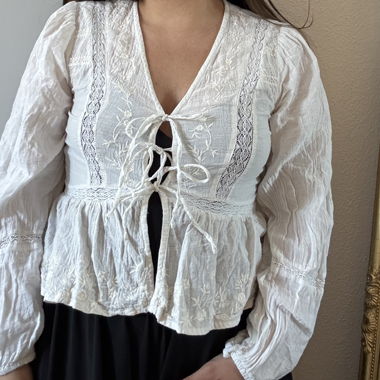White Lace Blouse