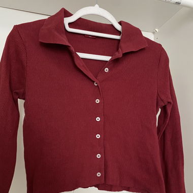 Haut manches longues bordeaux Brandy Melville