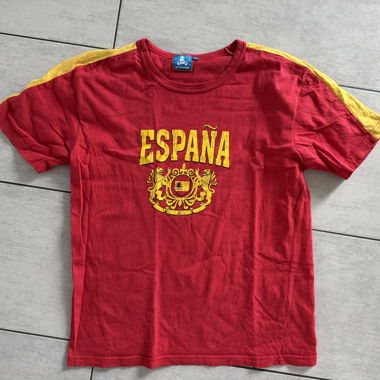T-shirt rosso Spagna di Striker, taglia M