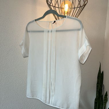 Top bianco crema boxy fit di Benton