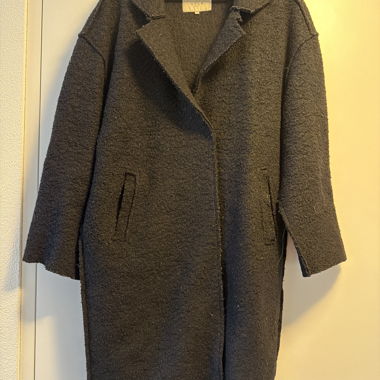 Dark wool coat