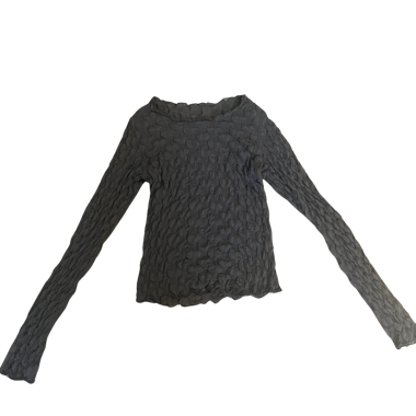 braunes Mesh-Top (transparent)