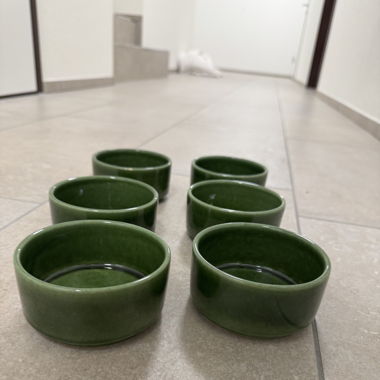 Posacenere Verde 6 pz (Lusso)