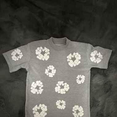 DENIM TEARS T-SHIRT GREY SIZE: S
