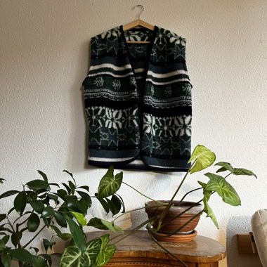 Vintage Fleece Weste