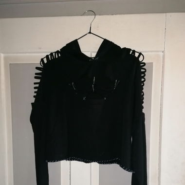 crop hoodie