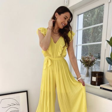 Combinaison estivale jaune 
