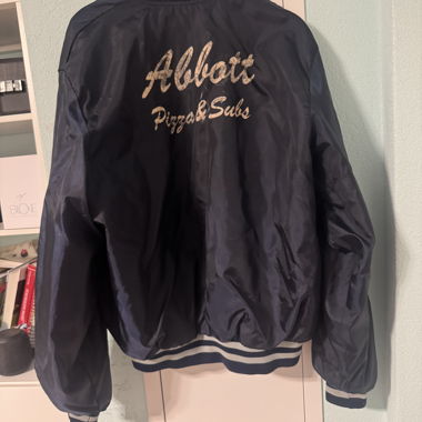Giubbotto bomber vintage blu navy