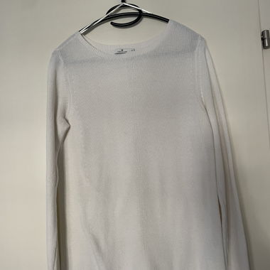 Pull basique blanc