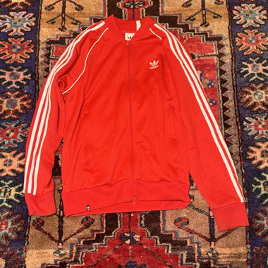 Giacca Adidas rossa
