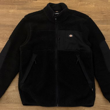 Dickies fleece jacket black size M