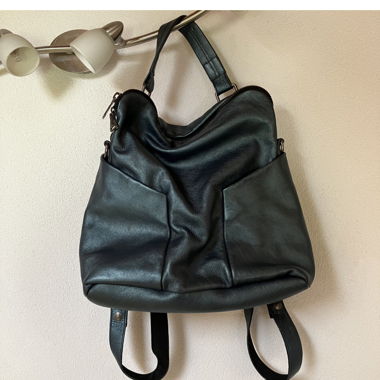 BORSA A MANO/ZAINO ITALIANO IN PELLE