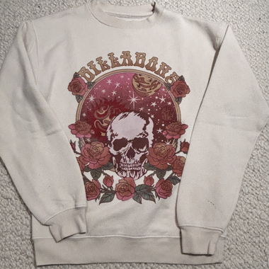 Billabong Sweatshirt – Vintage Skull & Roses