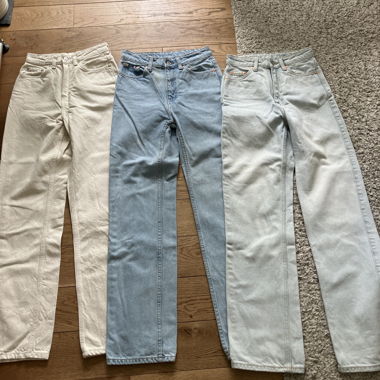 3 x Weekday Jeans VOYAGE und ROWE Gr. 24