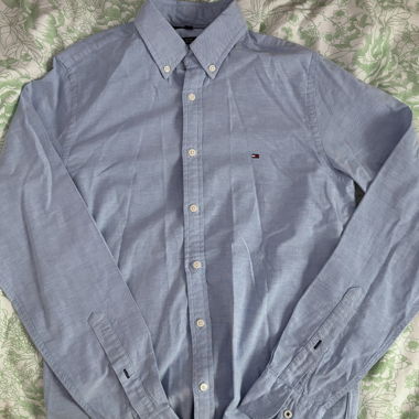 Camicia Tommy azzurro chiaro