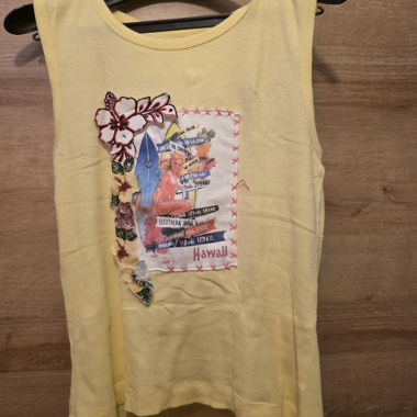 Trailer yellow tank top