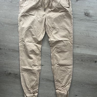 Pantalon en tissu beige Gr 33