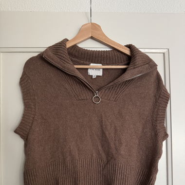 Brown cardigan