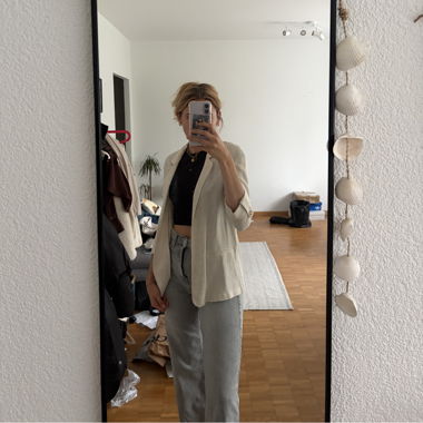 Blazer beige leggero