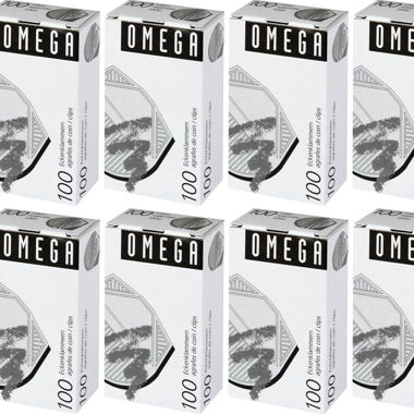 10x Omega Eckenklammer a 100 Stück, Silber, Alu