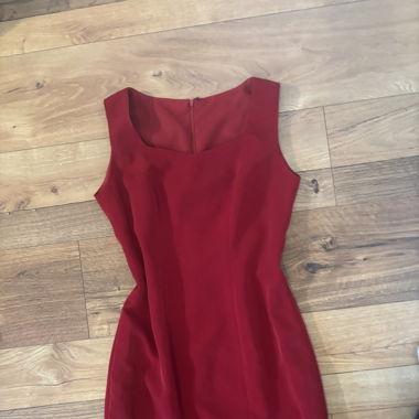 Red/burgundy mini dress