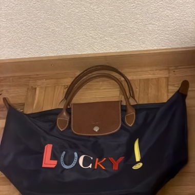 Borsa a mano blu scuro - Le Pliage (Longchamp)