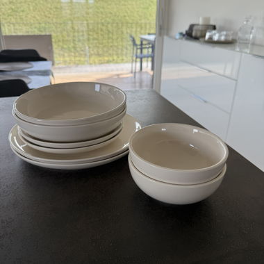 Set colazione color crema per 2 persone di Crofton